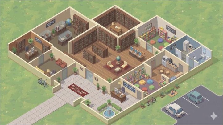 Library layout